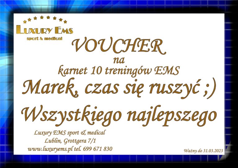 voucher trening